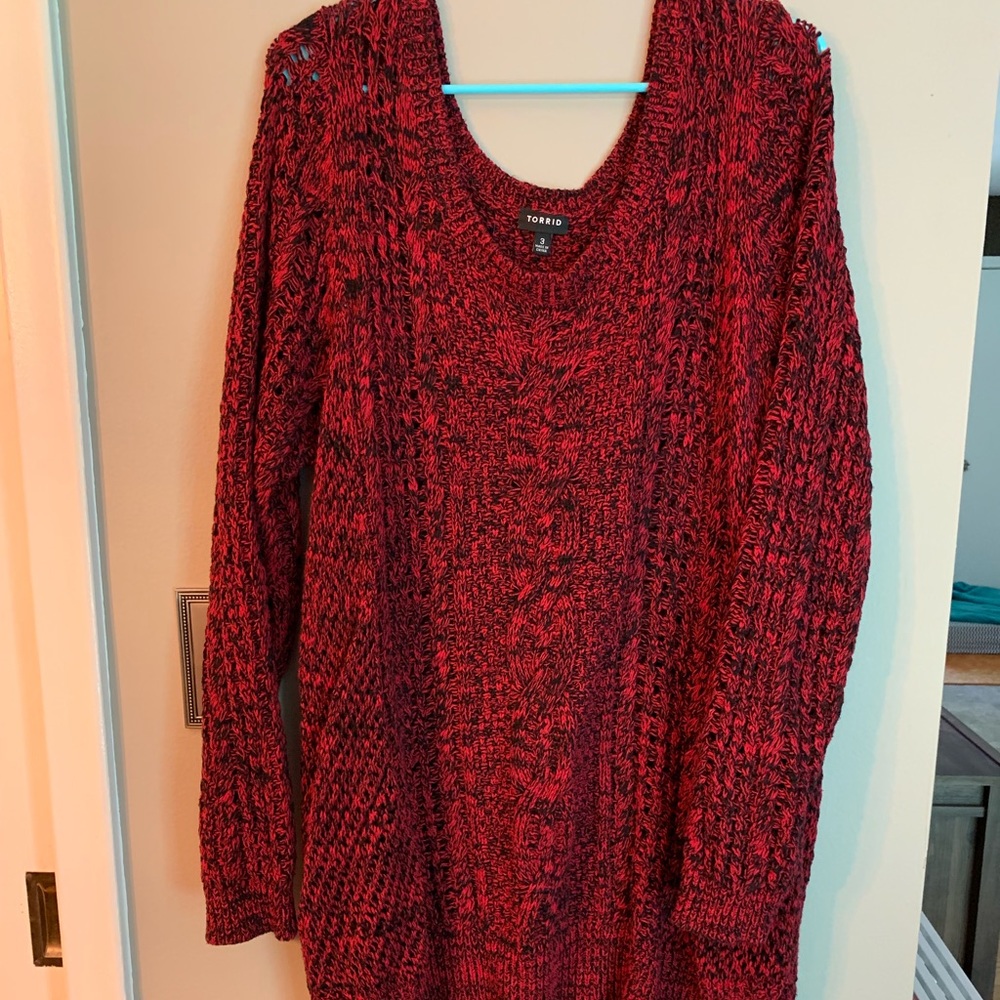 Cable knit sweater